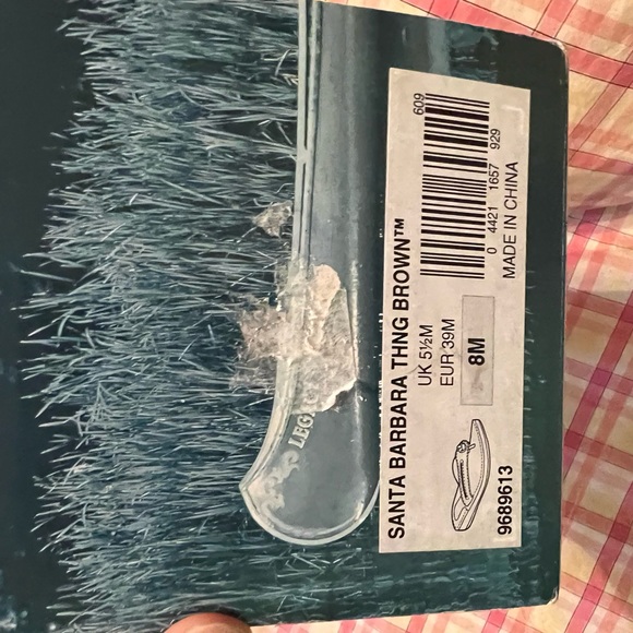 Sperry leather flip flops size 8 - Picture 5 of 5